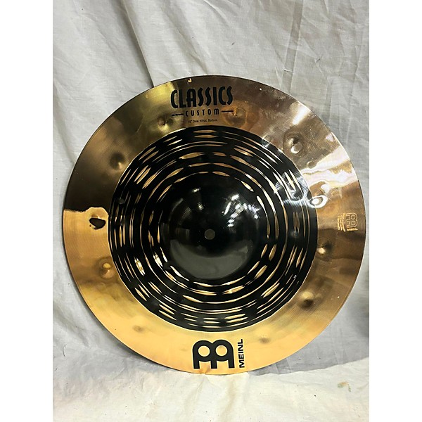 Used MEINL 15in Classic Custom Medium Hi Hat Pair Cymbal