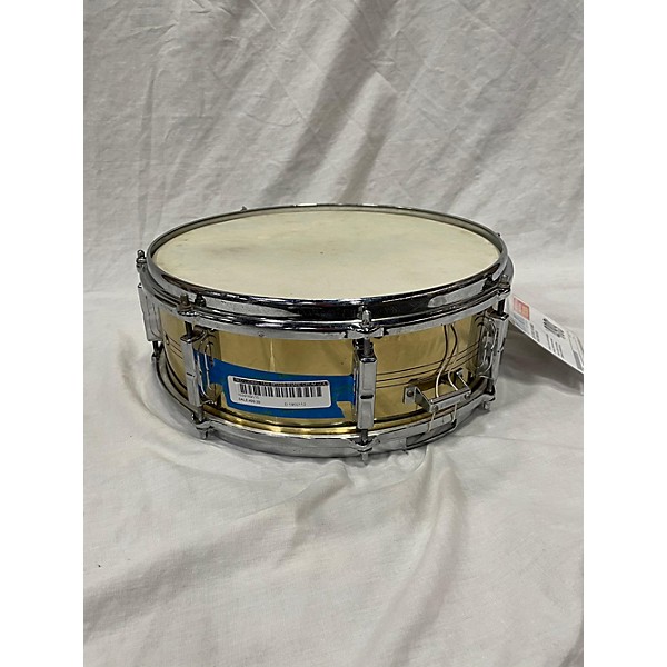 Used Ludwig 14X6 BRASS SNARE Drum