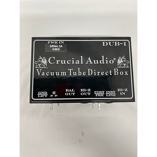 Used Used CRUCIAL AUDIO DUB1 VACUUM TUBE DI Direct Box