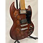 Used Electra 1970s 2247 Oak Tree Of Life Custom Solid Body Electric Guitar