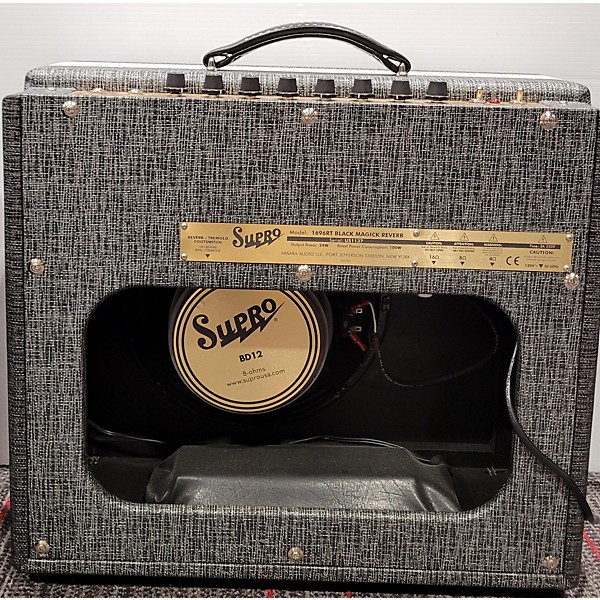 Used Supro 1696RT BLACK MAGICK Tube Guitar Combo Amp Tube Guitar Combo Amp