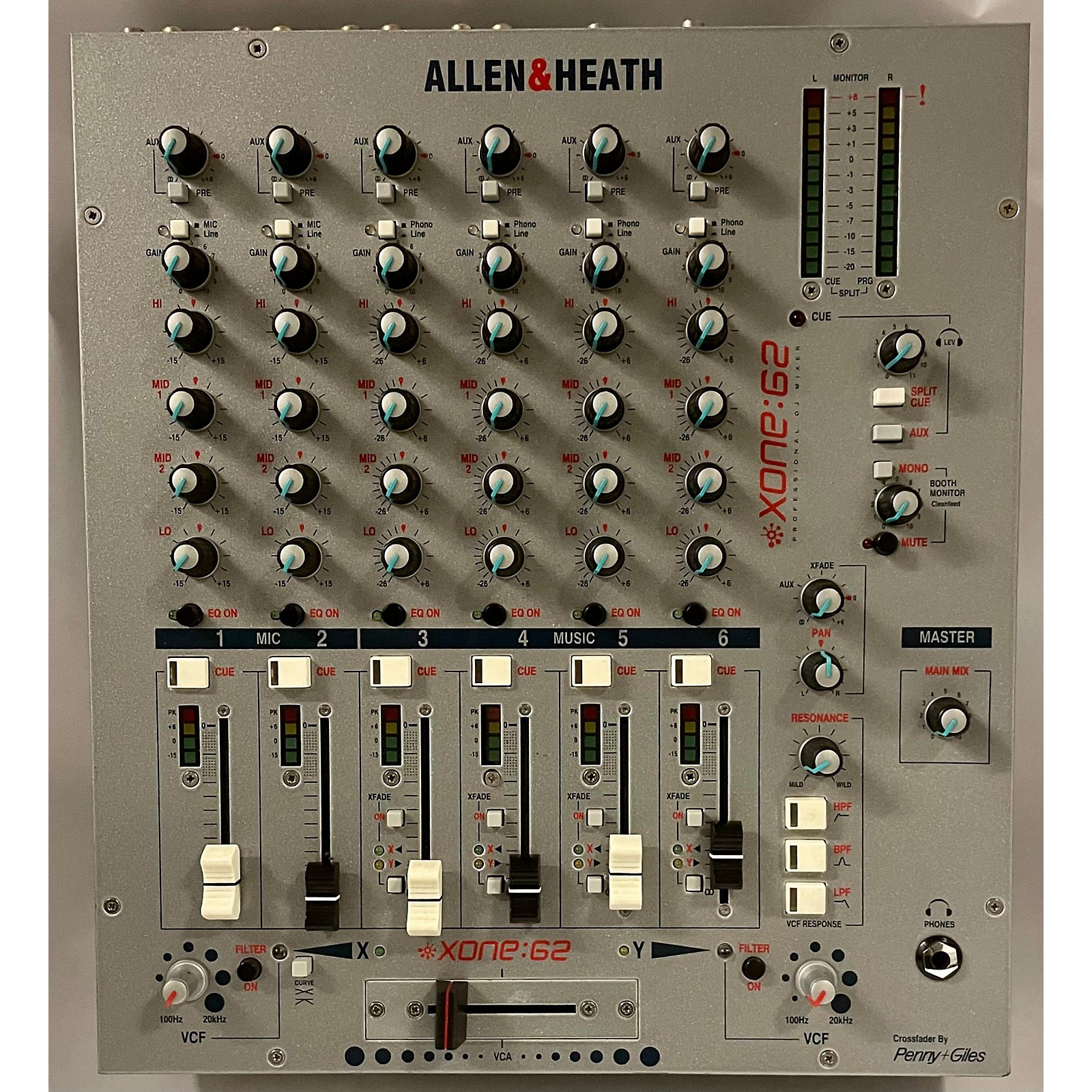 Used Allen & Heath Xone 62 DJ Mixer