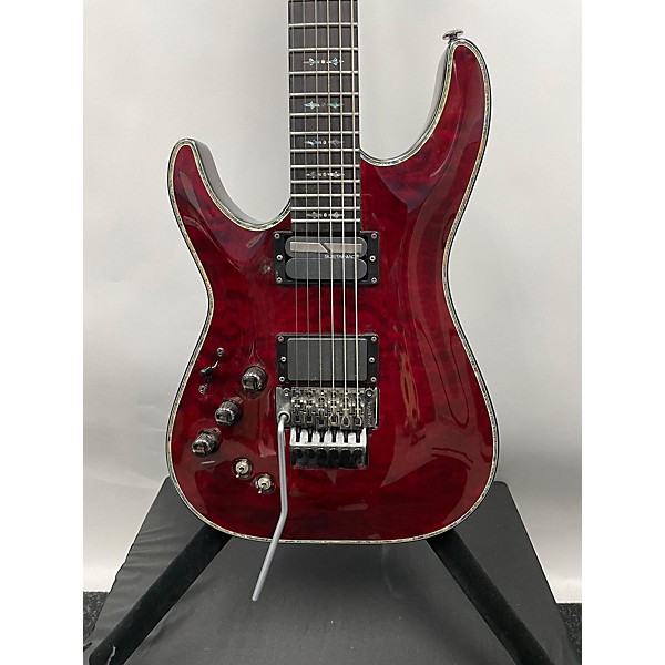 Used Schecter Guitar Research 2020 Hellraiser C1 Floyd Rose Sustaniac Left Handed Electric Guitar
