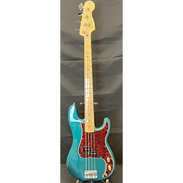 Used Ampeg Used Fender Player Precision Bass Green Electric Bass Guitar