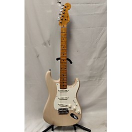 Used Fender American Custom Stratocaster CC Swamp Ash White Blonde Solid Body Electric Guitar