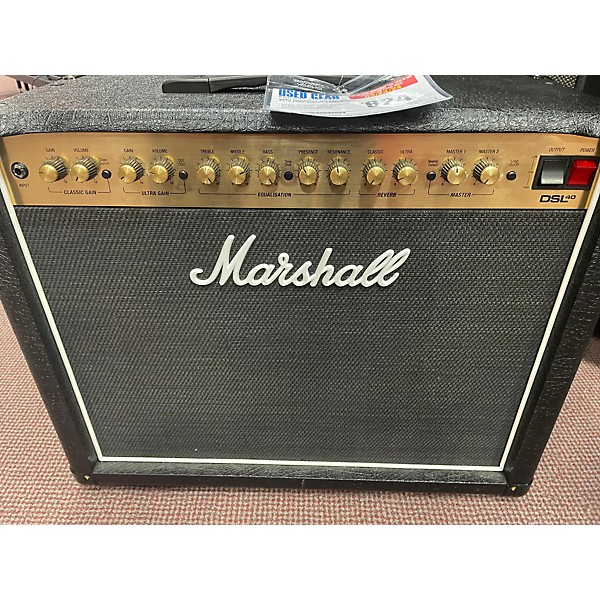 Used Marshall DSL40C 40W 1x12 LIMITED EDITION WHITE Tube Guitar Combo Amp