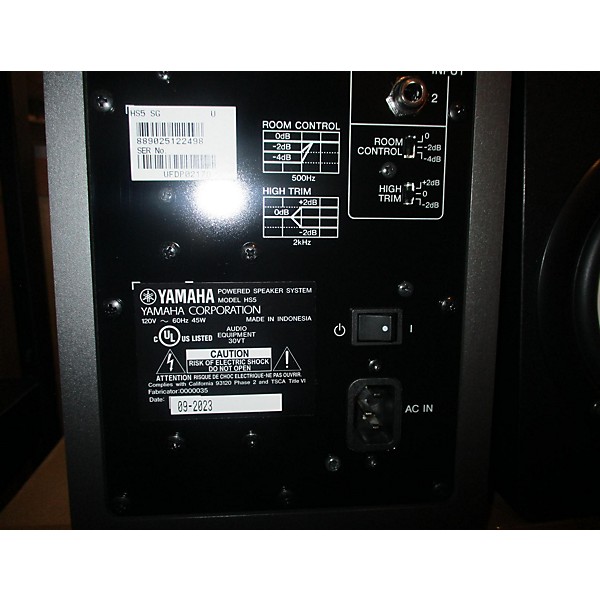 Used Yamaha HS5 Pair Powered Monitor