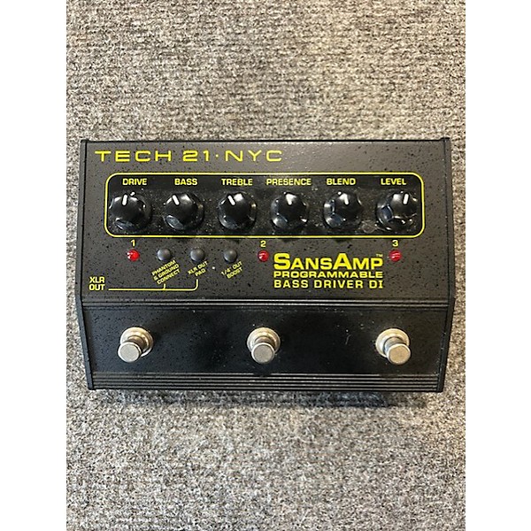 Used Tech 21 Sansamp PBDR Bass Driver DI Bass Effect Pedal