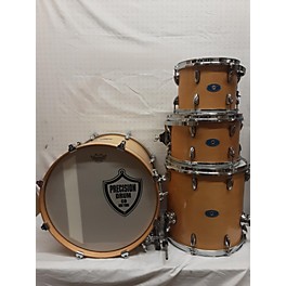 Used PRECISION DRUM CO Used PRECISION DRUM CO 4 piece Maple Bop Kit Natural Drum Kit