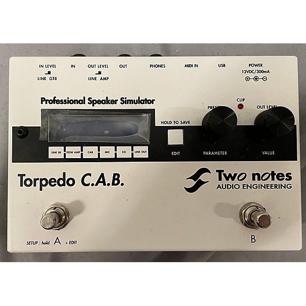 Used Two Notes AUDIO ENGINEERING TORPEDO CAB Pedal