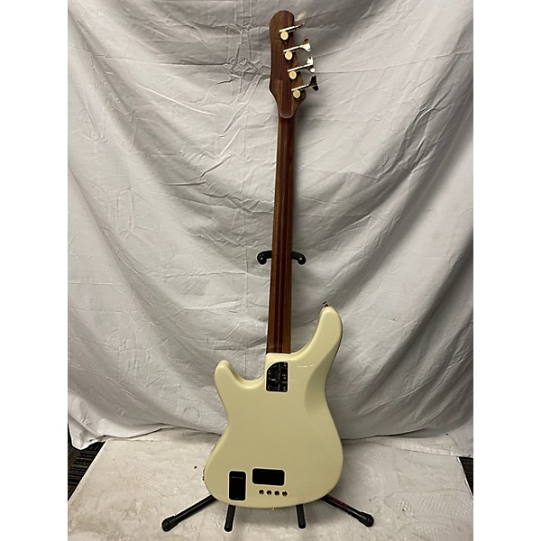 Used Used Used Kiesel JB4 Active Classic White Electric Bass Guitar