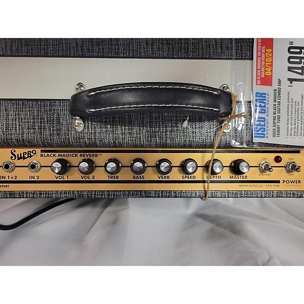 Used Supro BLACK MAGICK 1696RT Tube Guitar Combo Amp