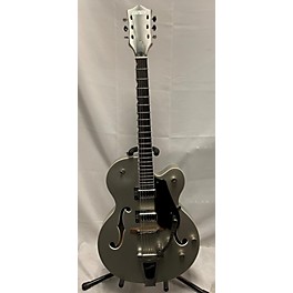 Used Gretsch Guitars Used Gretsch Guitars G5420T Electromatic Silver Hollow Body Electric Guitar