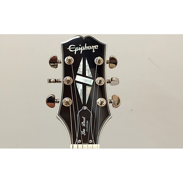 Used Epiphone Les Paul Custom Solid Body Electric Guitar