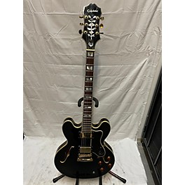 Used Epiphone Used Epiphone Sheraton II Black Hollow Body Electric Guitar