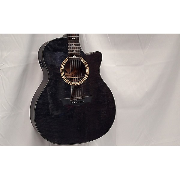 Used Dean EUQA TBK Acoustic Guitar
