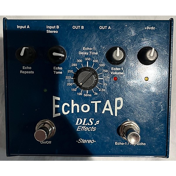 Used DLS Effects ECHO TAP Effect Pedal