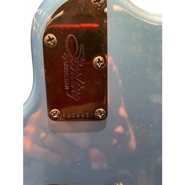 Used Sterling by Music Man jp16 Blue Solid Body Electric Guitar