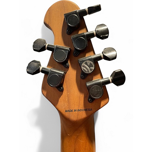 Used Sterling by Music Man jp16 Blue Solid Body Electric Guitar