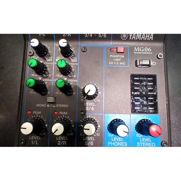 Used Yamaha Mg06 Unpowered Mixer | Guitar Center