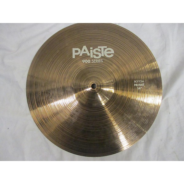 Used Paiste 14in 900 SERIES BOTTOM HI HAT Cymbal