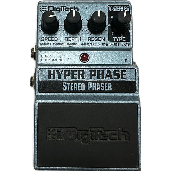 Used DigiTech Hyper Phase Stereo Phaser Effect Pedal