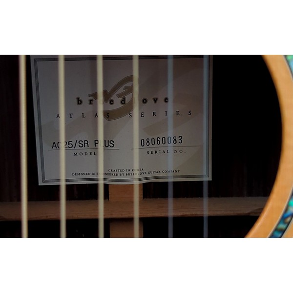 Used Breedlove AC25 SR PLUS Acoustic Electric Guitar