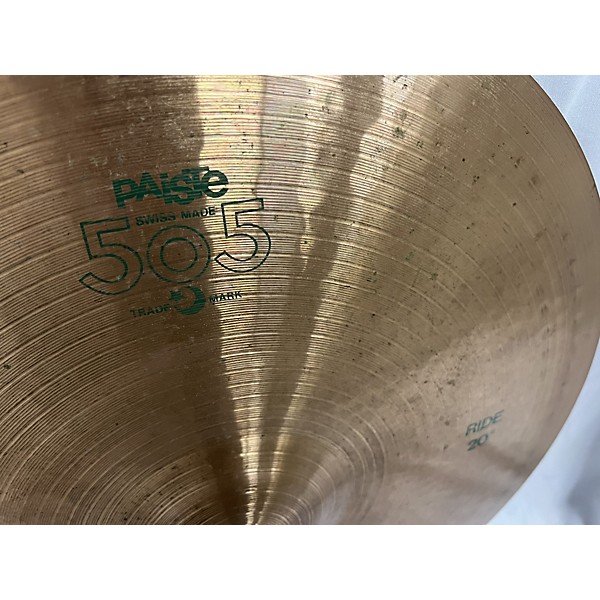 Used Paiste 20in 505 Ride Cymbal