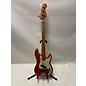 Used Used Fender Player Plus Active Precision Bass Fiesta Red Electric Bass Guitar thumbnail