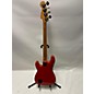 Used Used Fender Player Plus Active Precision Bass Fiesta Red Electric Bass Guitar