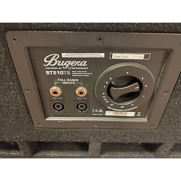 Used Bugera BT210TS 1600W 2X10 Bass Cabinet