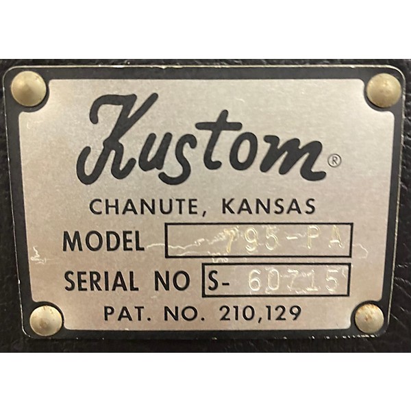 Used Kustom PA System Sound Package