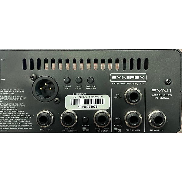 Used Synergy SYN-1 Single Module Tube Preamp Guitar Preamp