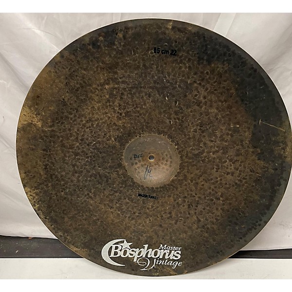 Used Bosphorus Cymbals 22in Master Vintage Ride Cymbal