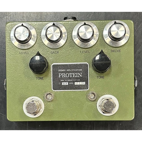 Used Used Browne Amplification Protein Dual Overdrive Effect Pedal