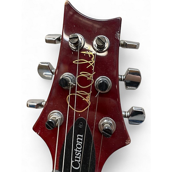 Used PRS S2 Custom 24 Satin Red Solid Body Electric Guitar