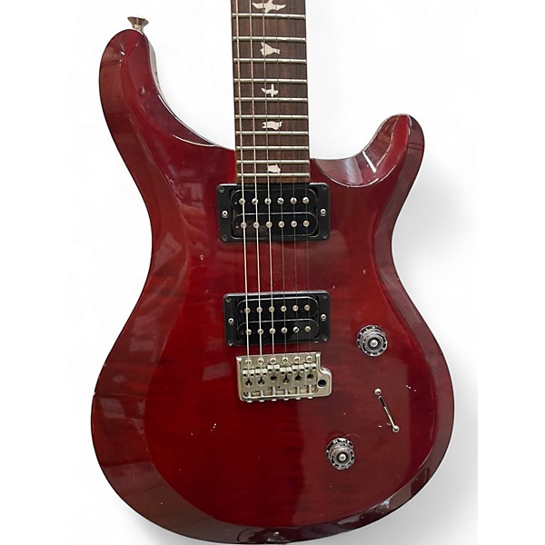 Used PRS S2 Custom 24 Satin Red Solid Body Electric Guitar