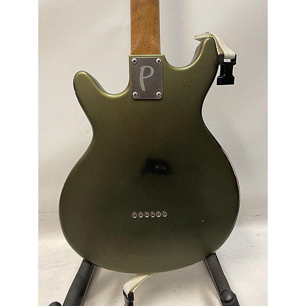 Used Used Porter Khrosis Relic Camo Green Metallic Solid Body Electric Guitar