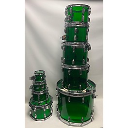 Used Ampeg Used RCI Starlite 9 piece Starlite/Vistalight Emerald Green Drum Kit