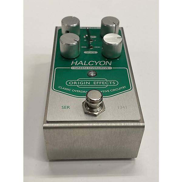 Used Used Origin Effects Halcyon Green Overdrive Effect Pedal