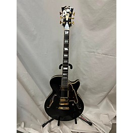 Used D'Angelico Used D'Angelico EXSS Black Hollow Body Electric Guitar