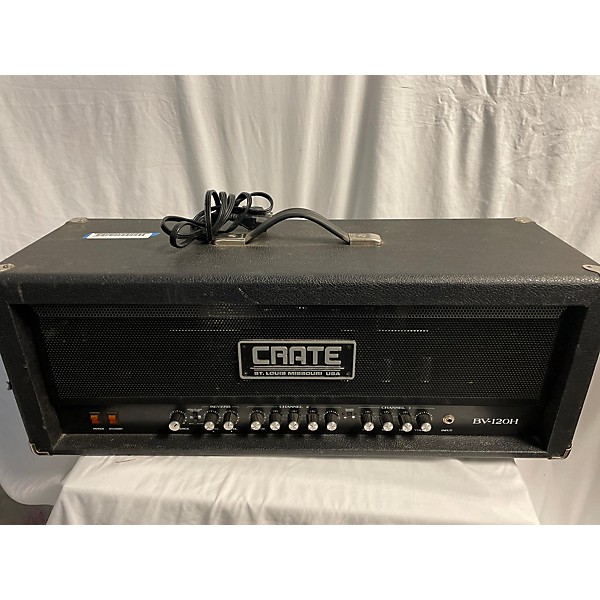 Used Crate BV120H Blue Voodoo 120W Tube Guitar Amp Head | Guitar Center