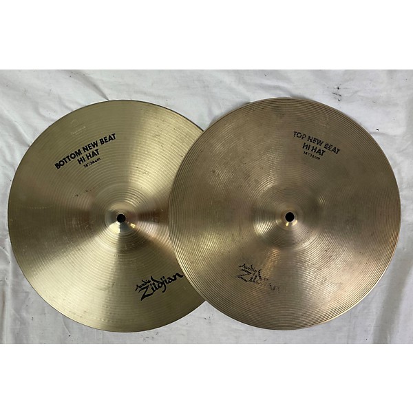 Used Zildjian 14in New Beat Hi Hat Pair Cymbal