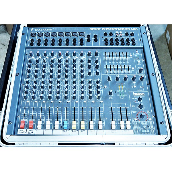 Used Soundcraft SPIRIT POWERSTATION 600 Powered Mixer | Guitar Center