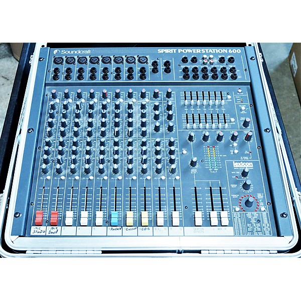 Used Soundcraft SPIRIT POWERSTATION 600 Powered Mixer