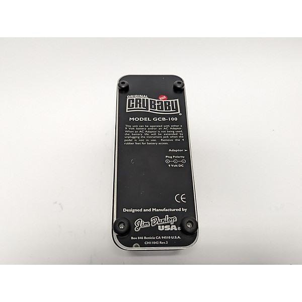 Used Dunlop GCB100 Crybaby Original Effect Pedal