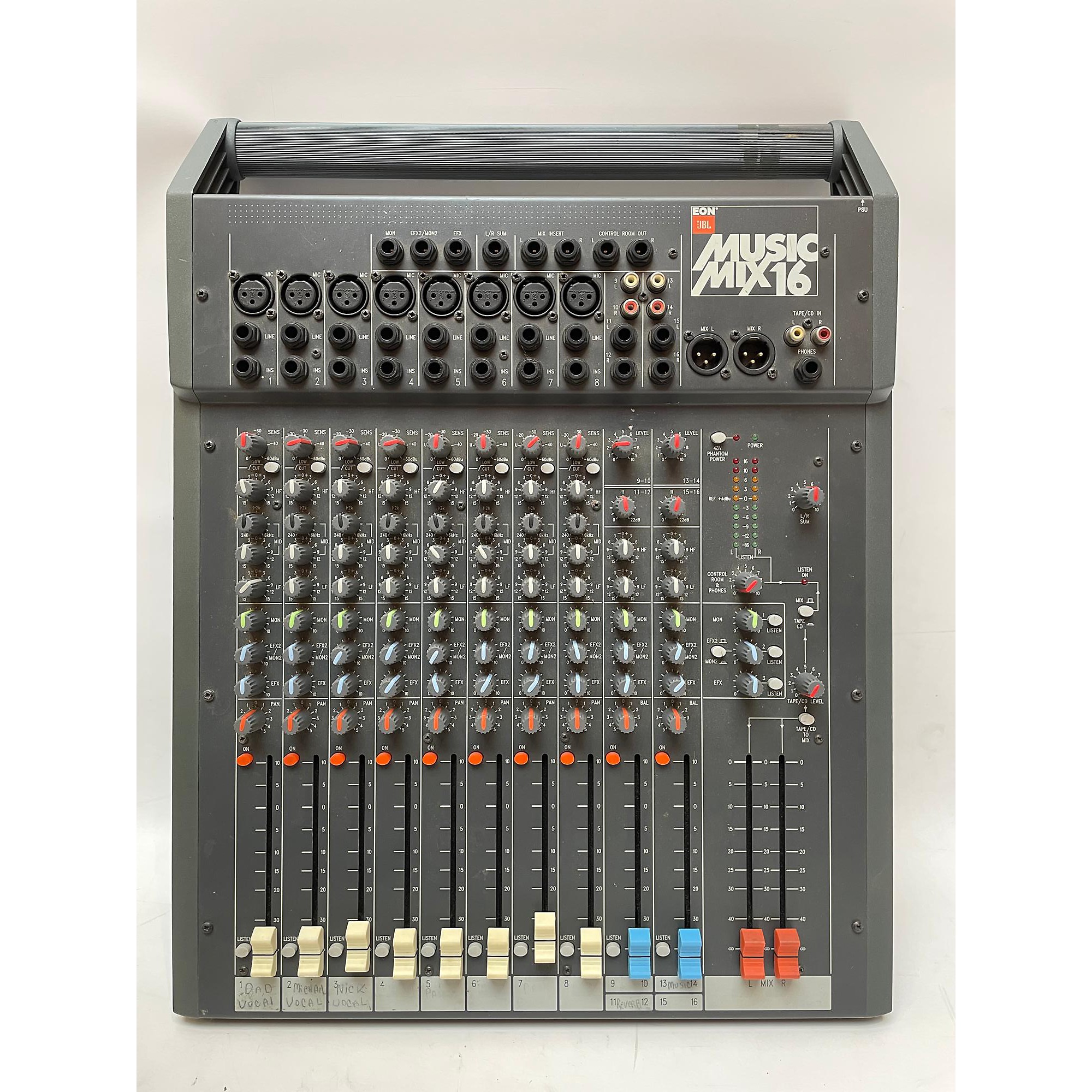 Used JBL Music Mixer 16 Powered Mixer | Guitar Center