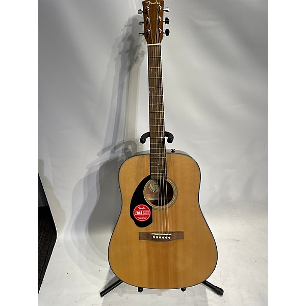 Used Fender CD60 Dreadnought Left Handed Acoustic Guitar