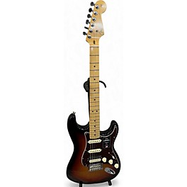 Used Fender American Professional II Stratocaster 3 Tone Sunburst Solid Body Electric Guitar