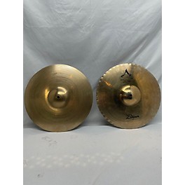 Used Zildjian 14in A Custom Mastersound Hi Hat Pair Cymbal